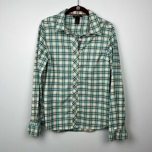 Marmot medium plaid flannel button down shirt